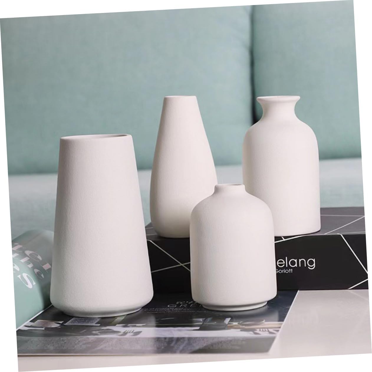 1pc Ceramic Vase Bohemian Style Flower Holder