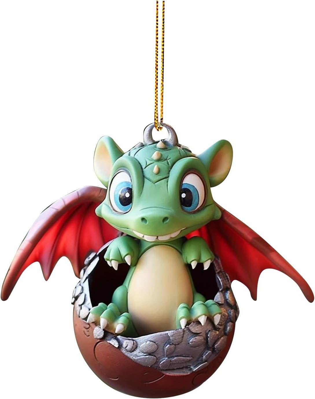 Acrylic Dragon Baby Christmas Ornament Pendant