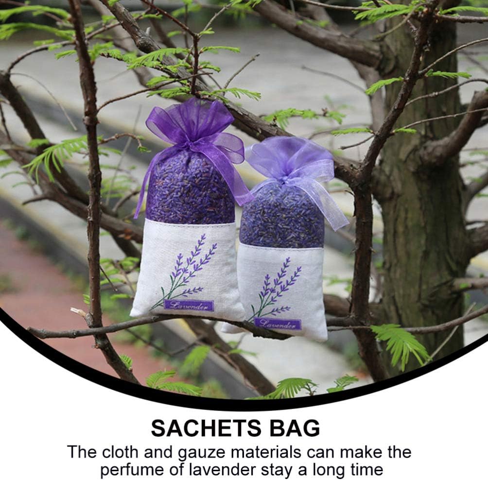 Hemoton Lavender Sachet Bags for Home and Travel Pack of 15