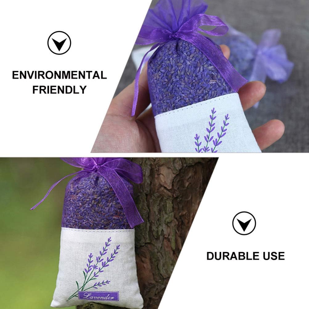 Hemoton Lavender Sachet Bags for Home and Travel Pack of 15