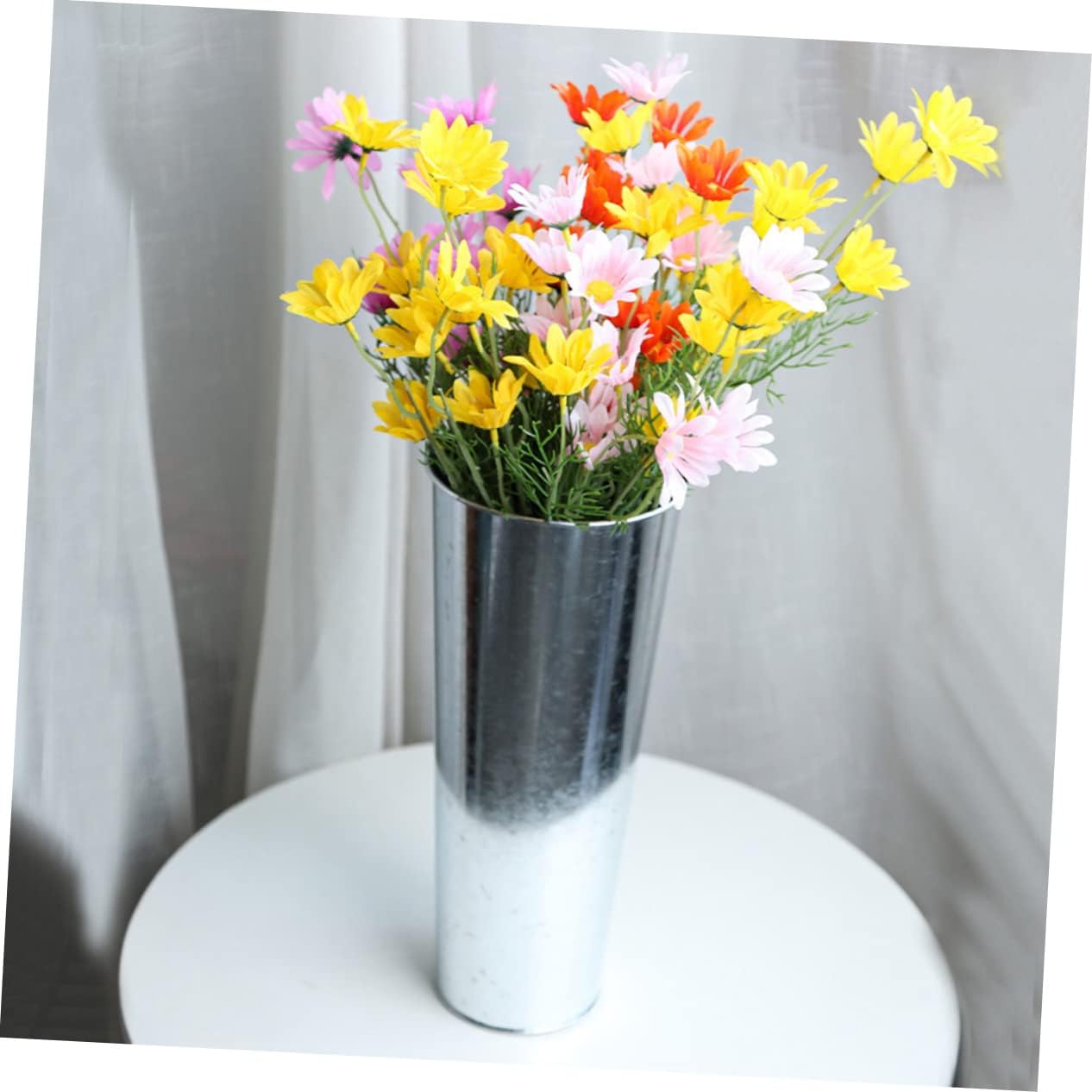 Garneck Iron Art Flower Bucket Vase Decor