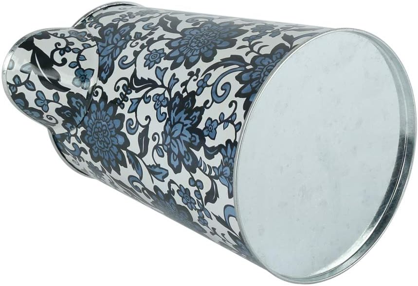 Shabby Chic Galvanized Metal Vase for Home Dcor