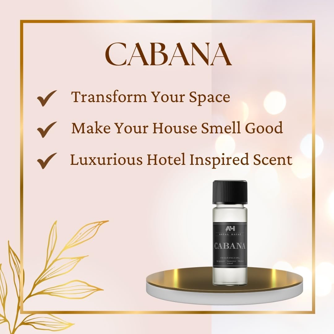 Cabana Essential Oil 20ml - Ritz Carlton Inspired Diffuser Oil