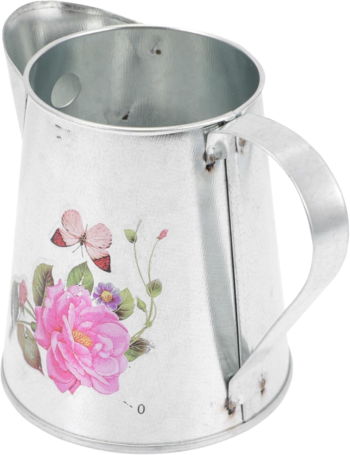 Rustic Iron Flower Vase for Home Decor