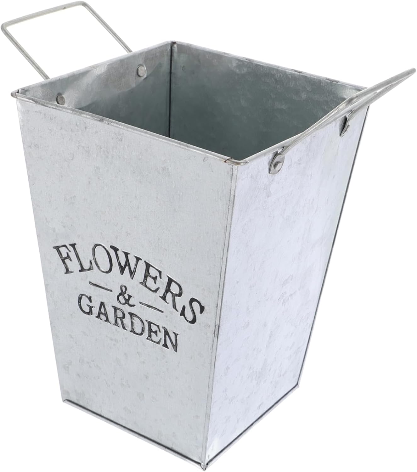 Cabilock Simple Iron Flower Bucket for Dried Flowers