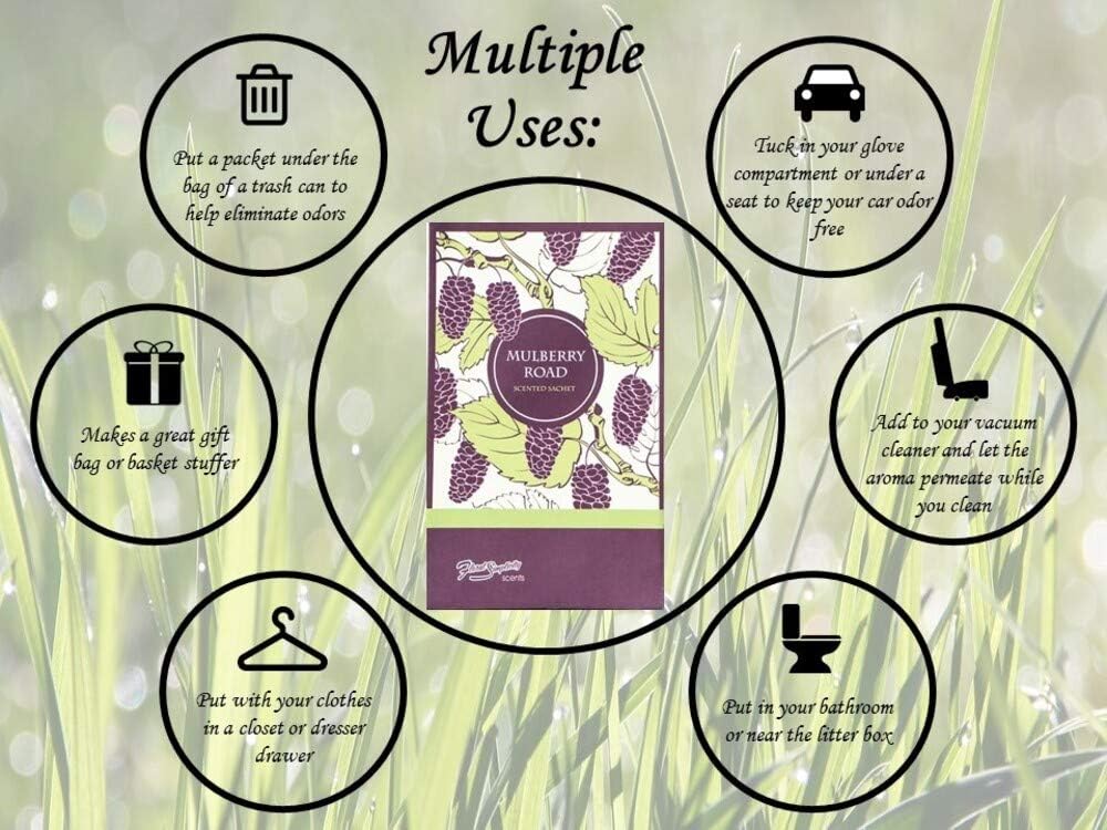 Floral Simplicity Mulberry Road Scented Sachets 3-Pack
