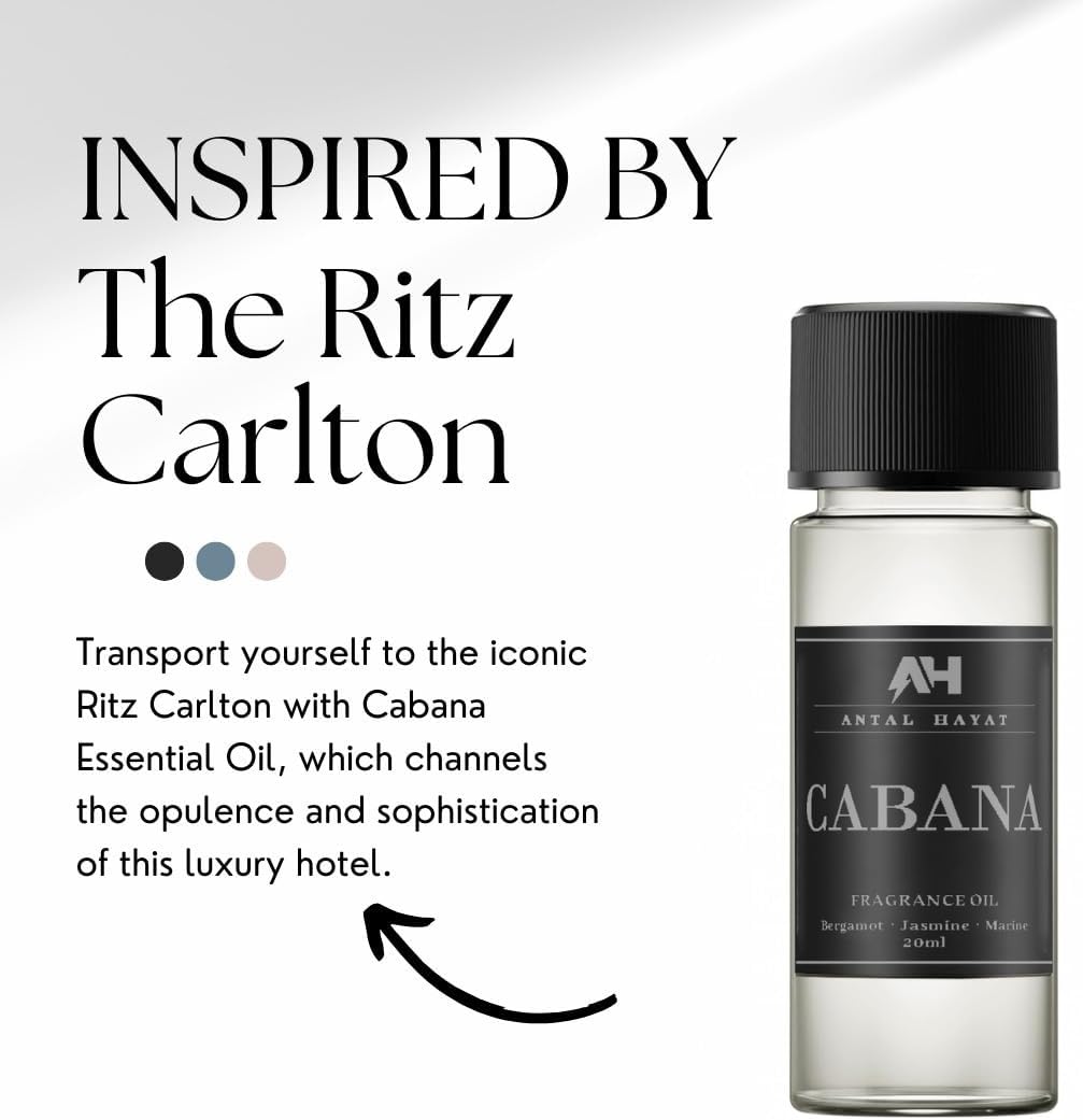Cabana Essential Oil 20ml - Ritz Carlton Inspired Diffuser Oil