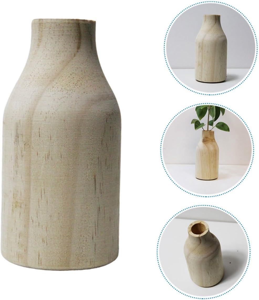 Small Wooden Flower Holder for Desktop and Banquet Centerpieces