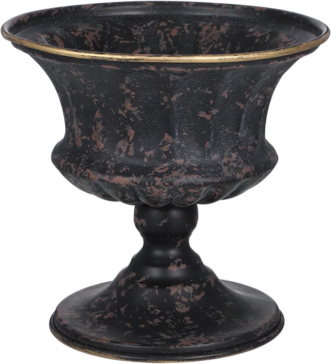 Vintage Metal Urn Planter 6 Inch
