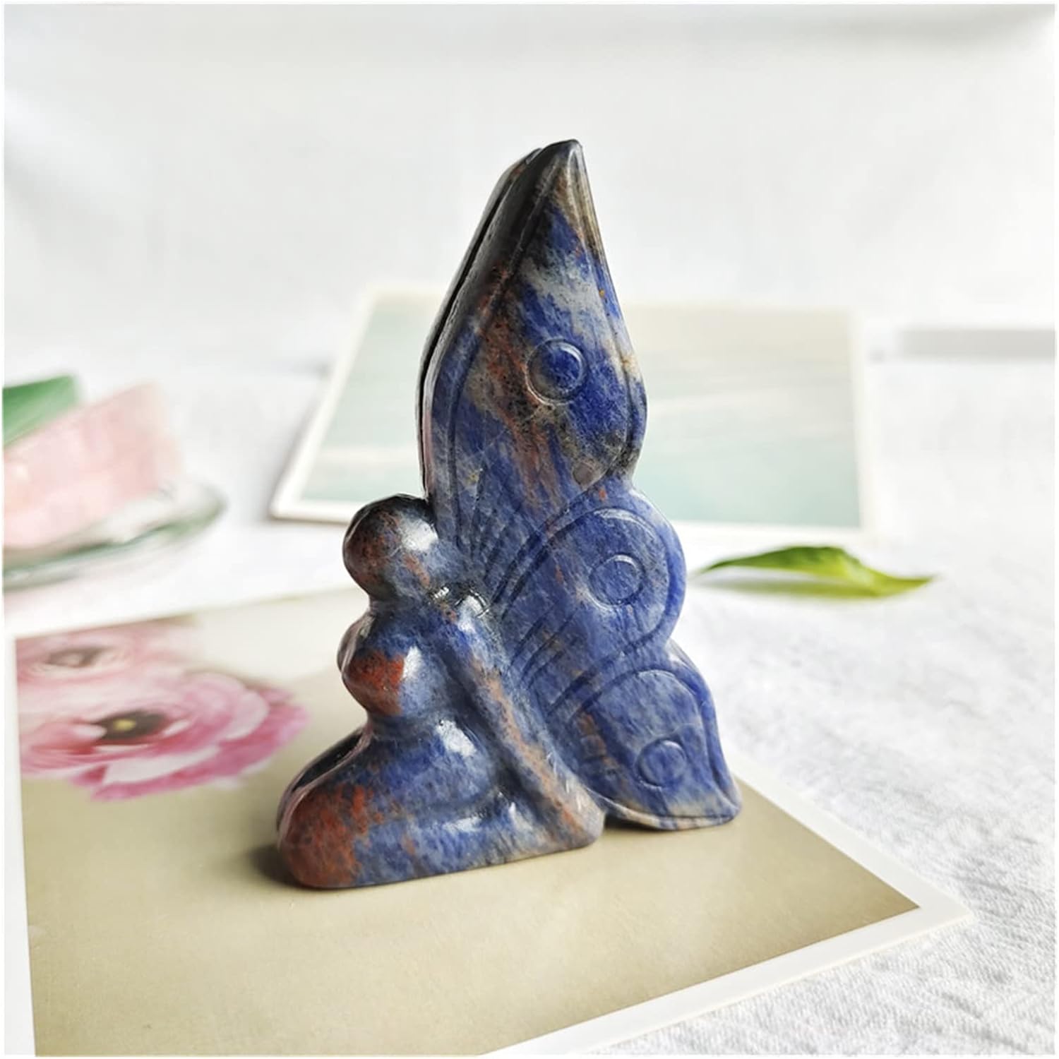 FIDEMM Natural Crystal Healing Stones for Home Decor