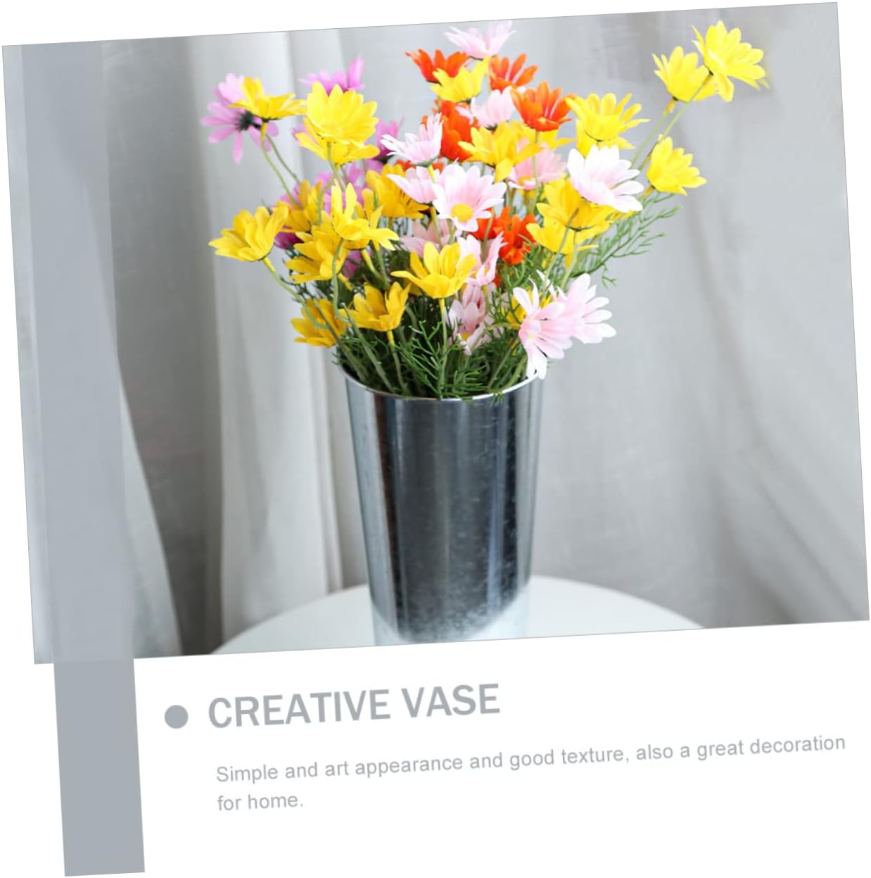 Vintage Iron Flower Arrangement Vase by MAGICLULU