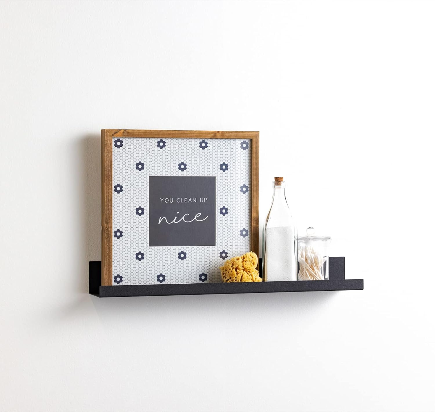 Infinite Design 24 Inch Metal Floating Shelf