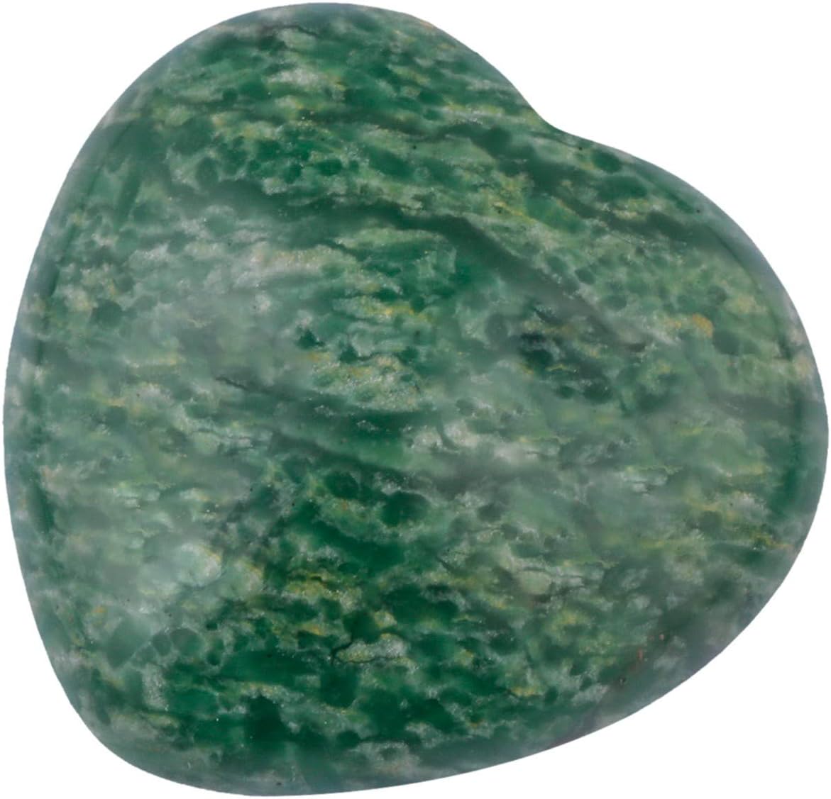 Rockcloud African Jade Heart Healing Stones Pack of 10