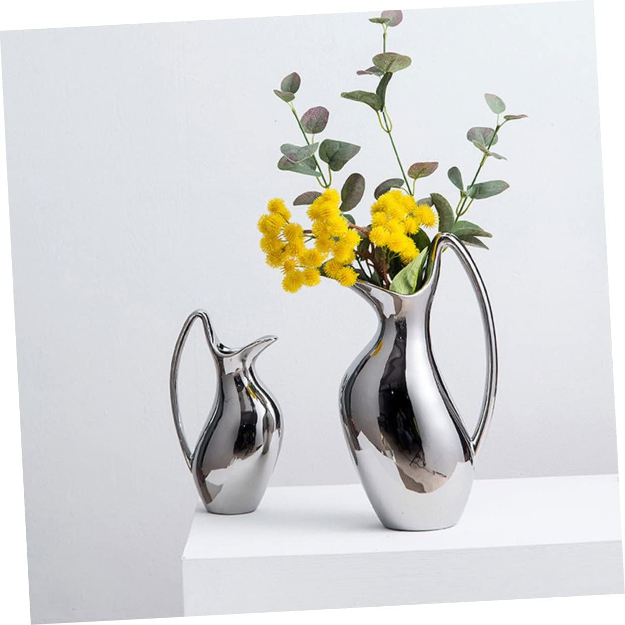 Bestyard Creative Pitcher Ceramic Vase for Home Office Decor
