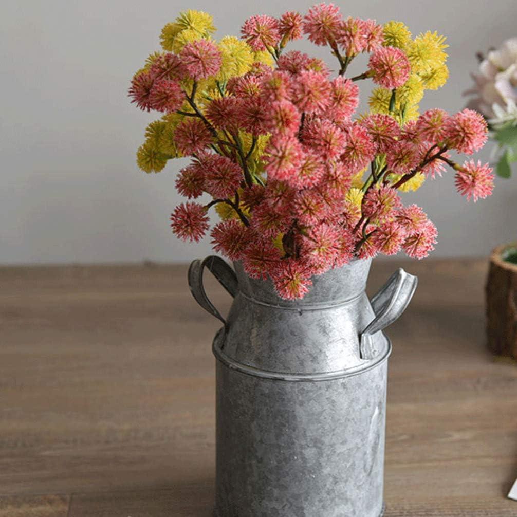 Rustic Vase French Style Farmhouse Metal Pitcher