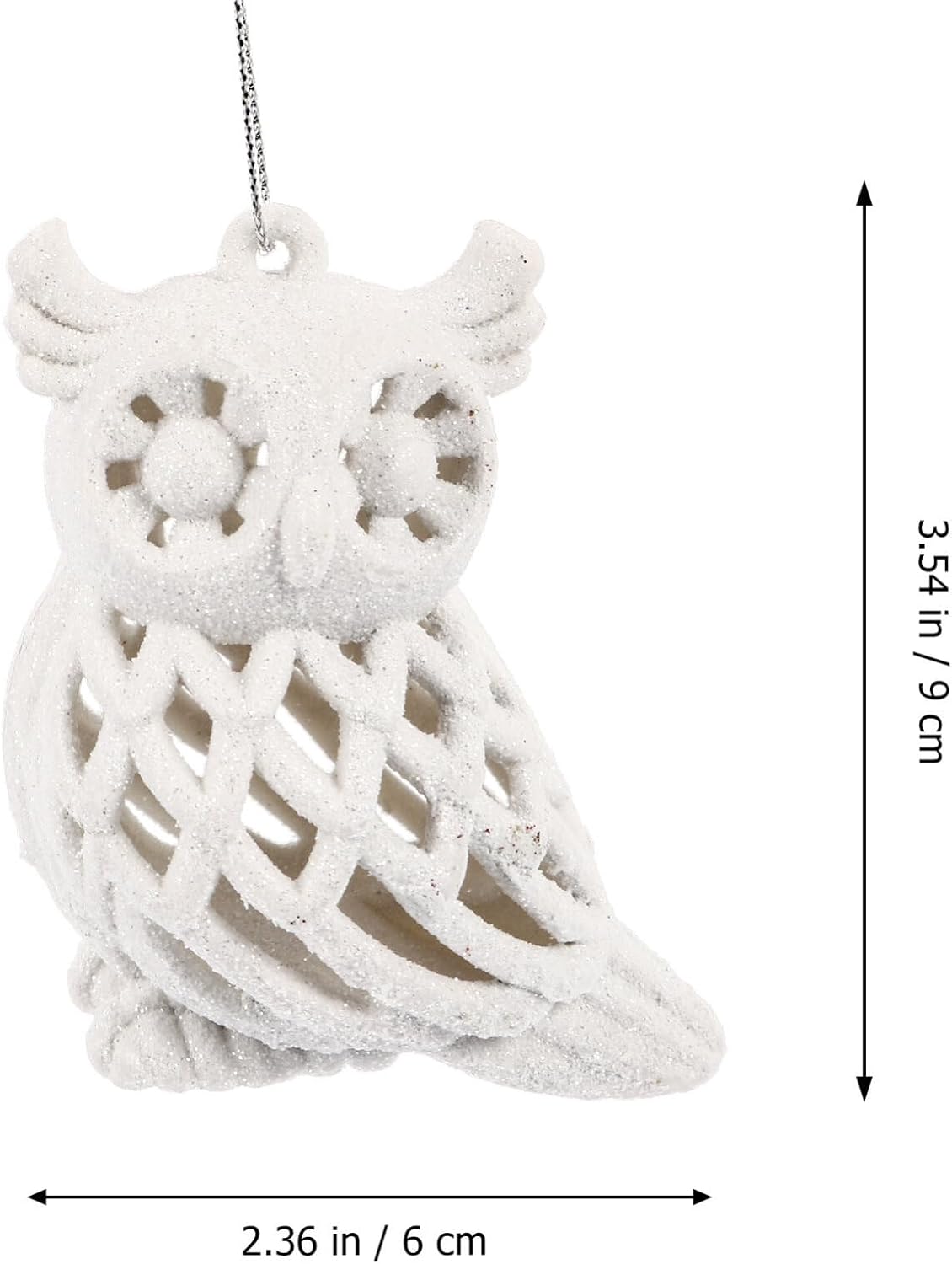 2pcs Adorable Christmas Tree Hanging Owl Decorations