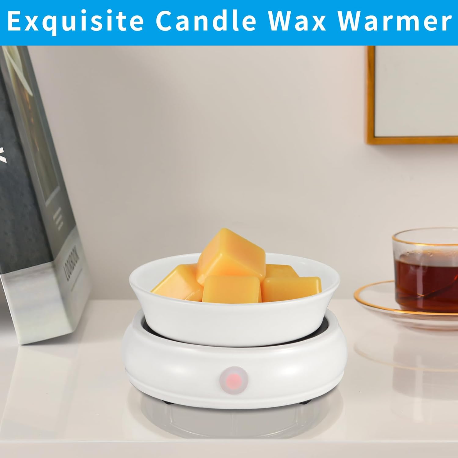 Ceramic Wax Warmer 3-in-1 for Home Fragrance