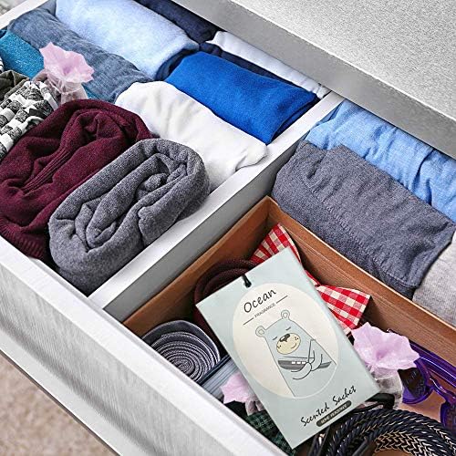 14 Packs Ocean Scented Sachets for Drawer and Closet