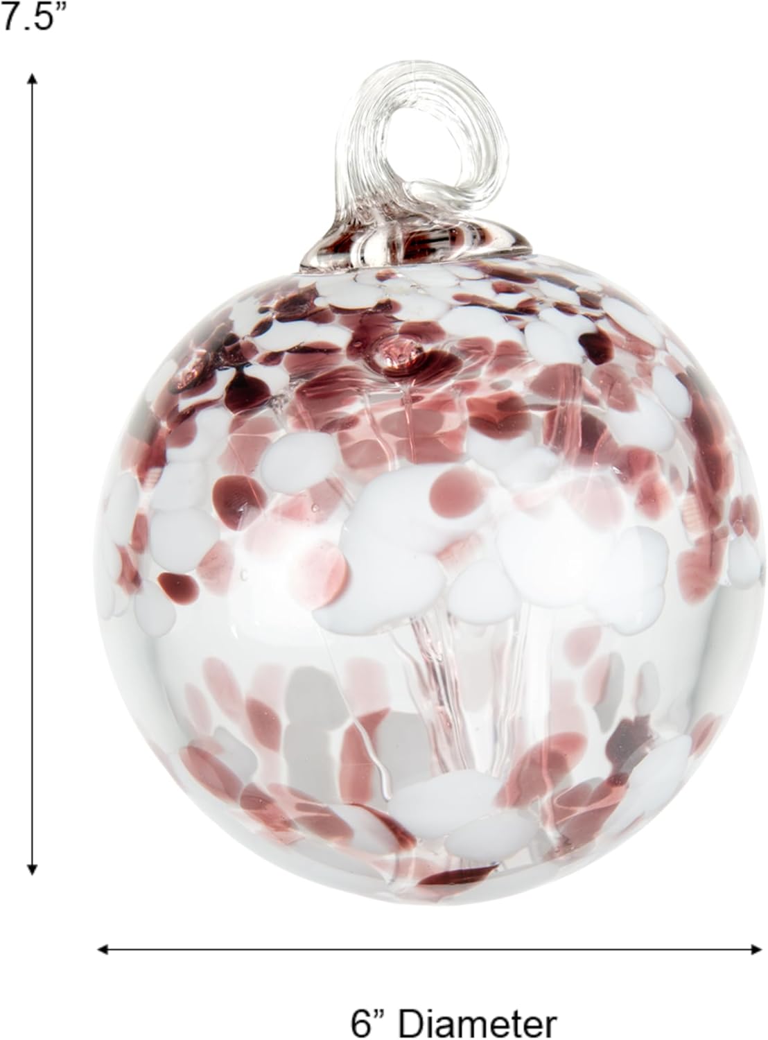 Dale Tiffany Hand Blown Glass Enchanted Tree of Life Gazing Ball