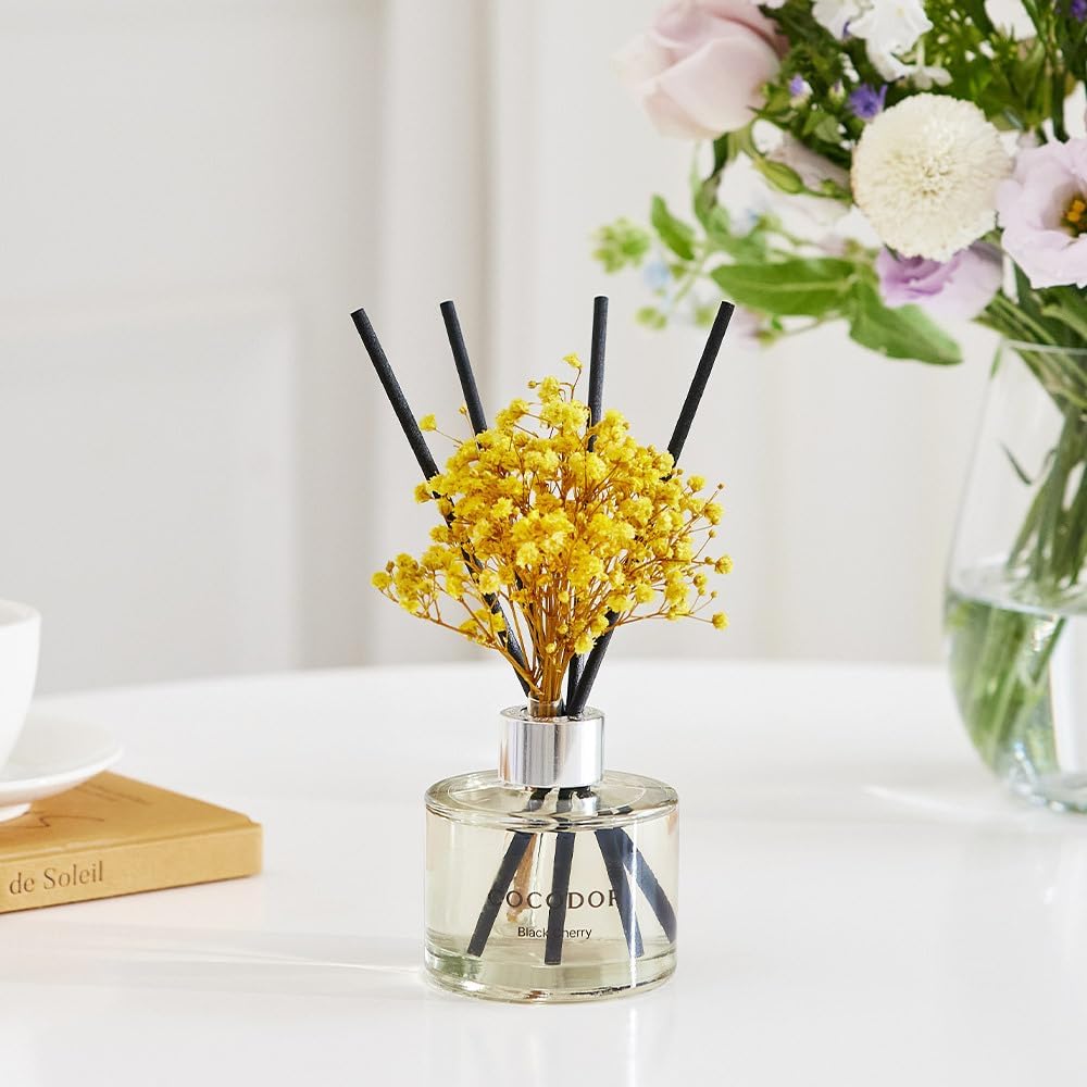 Cocodor Flower Reed Diffuser Set - Dark Vanilla Sandalwood
