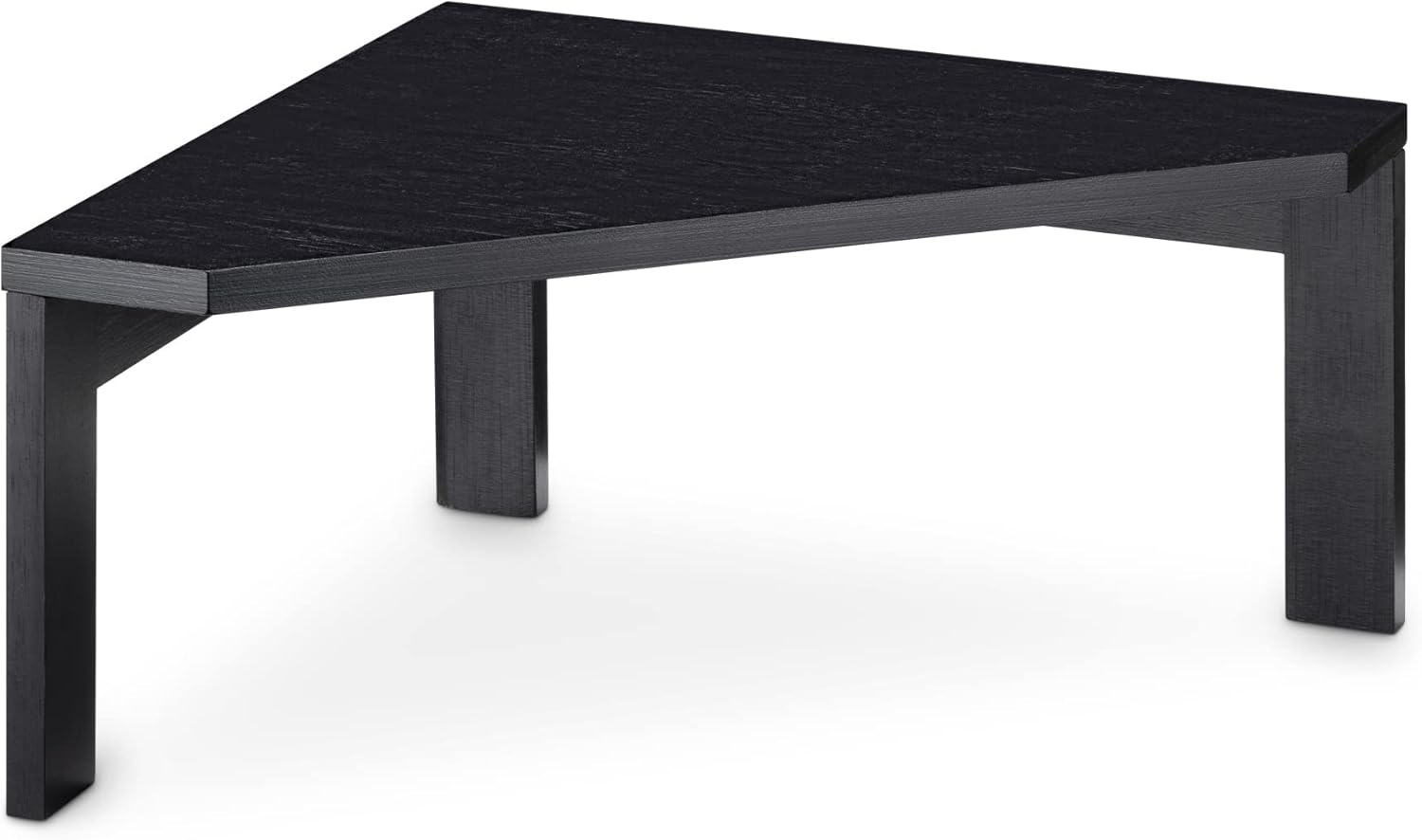 Navaris Bamboo Corner Shelf Unit - Black
