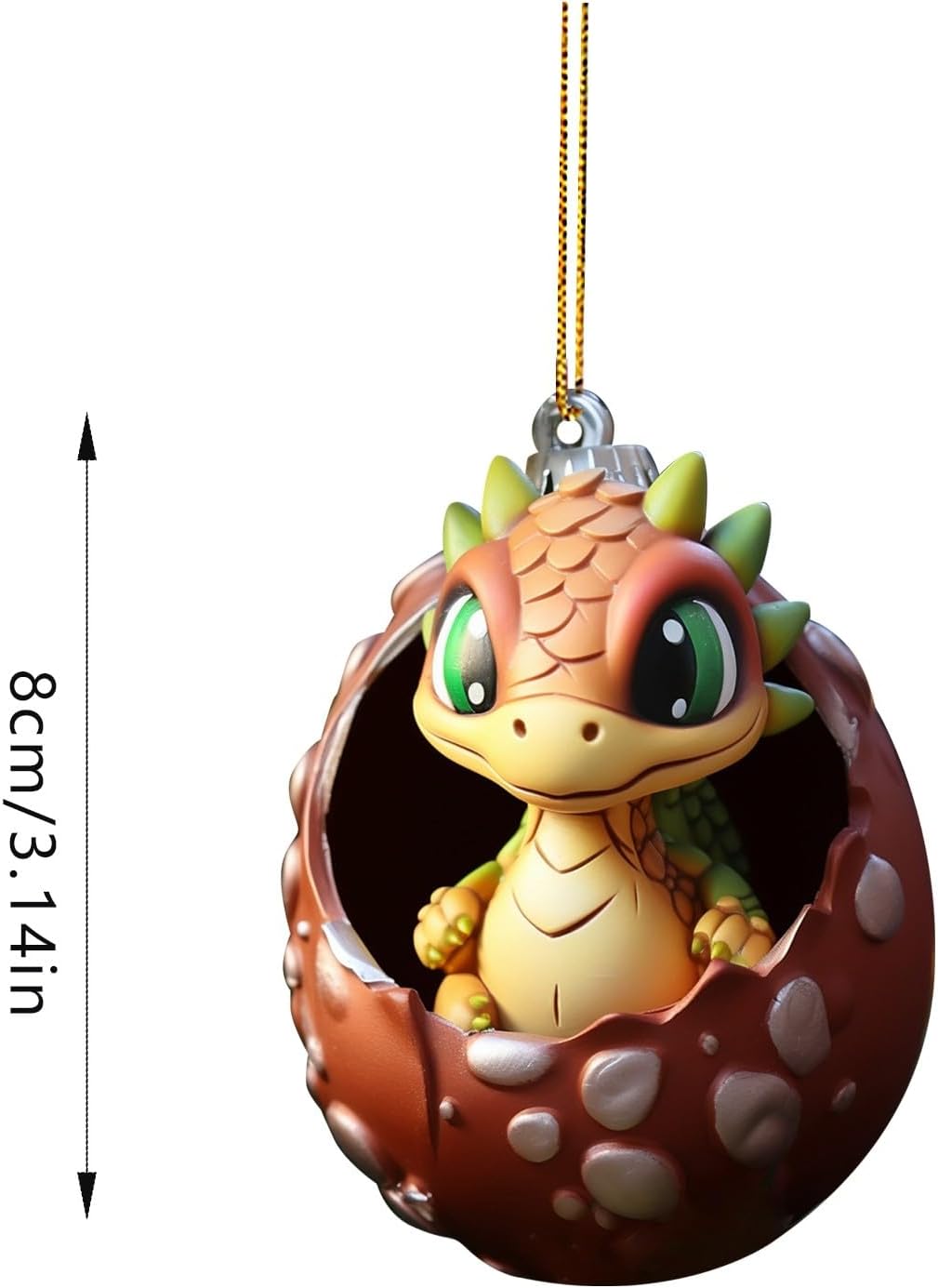 Acrylic Dragon Baby Christmas Ornament Pendant