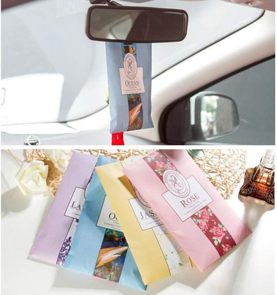 5Pcs Scented Fragrance Sachets for Home Car Wardrobe Room