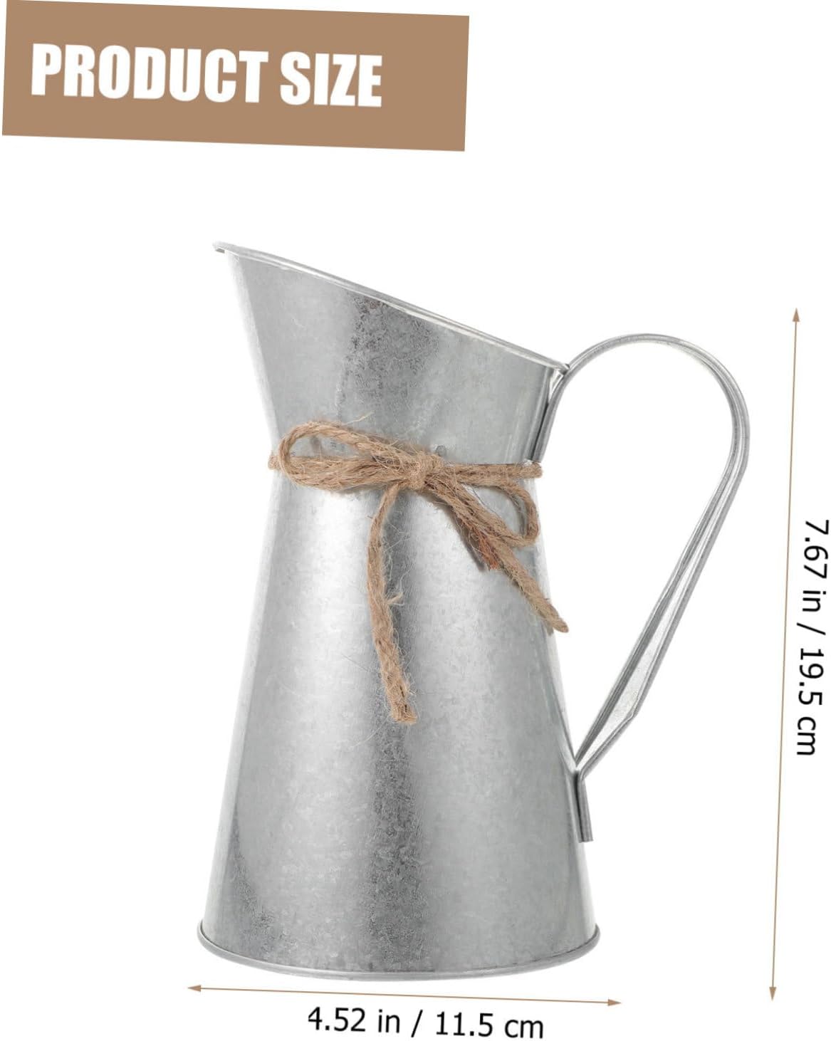 BESPORTBLE Chic Vintage Iron Art Flower Bucket