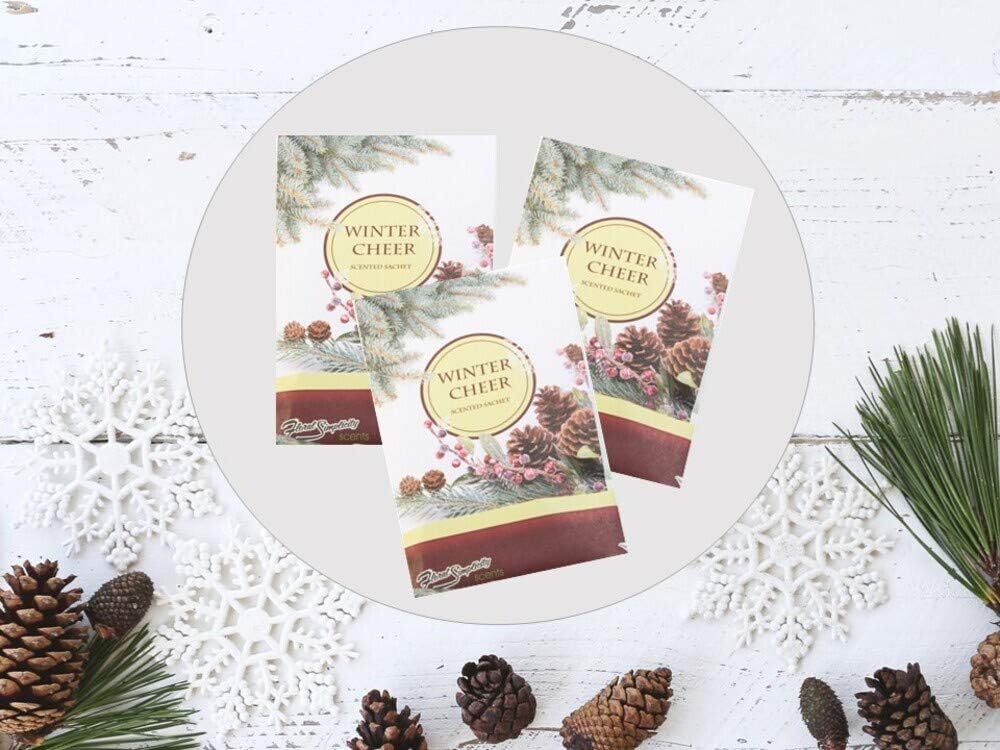 Floral Simplicity Winter Cheer Scented Sachets Pack of 6