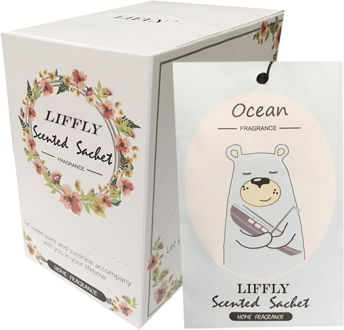 14 Packs Ocean Scented Sachets for Drawer and Closet