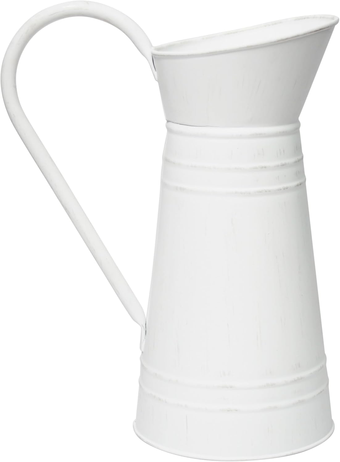 Hosley Metal Pitcher Vase 10 Inch Height