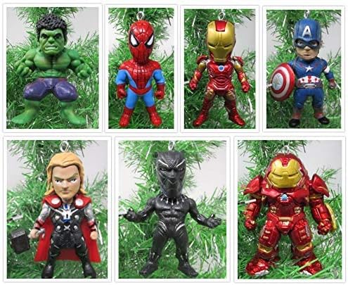 Avengers Super Hero Hanging Ornaments Set