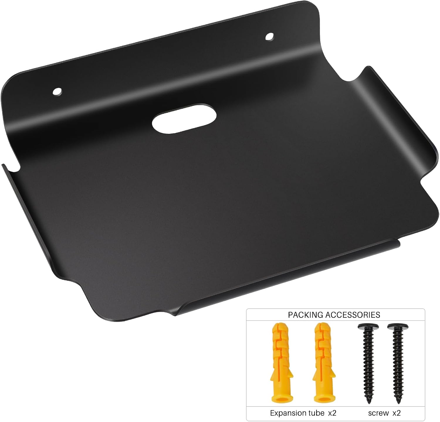 8x64 Floating Metal Wall Shelf for Smart Home Devices