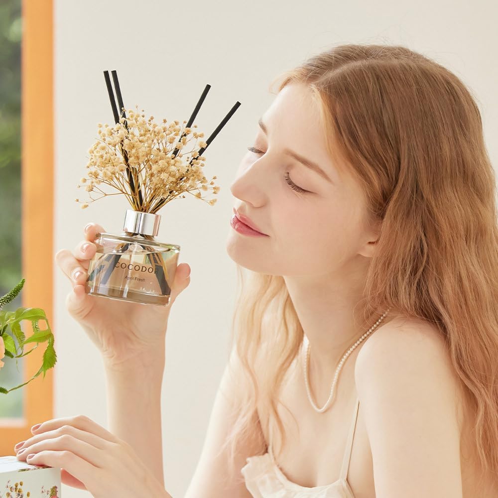 Cocodor Flower Reed Diffuser Set - Dark Vanilla Sandalwood