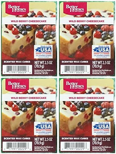NITRO Better Homes and Gardens Wild Berry Cheesecake Wax Cubes 4 Pack