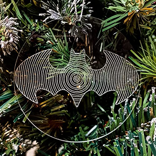 DC Justice JLA League Clear Acrylic Christmas Ornaments Set of 5 1