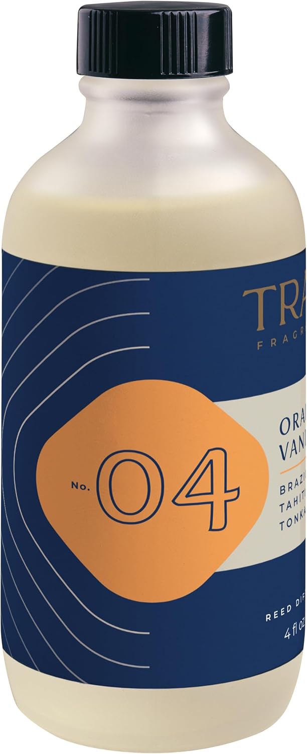 Trapp No 04 Orange Vanilla Reed Diffuser Refill Kit 4 oz