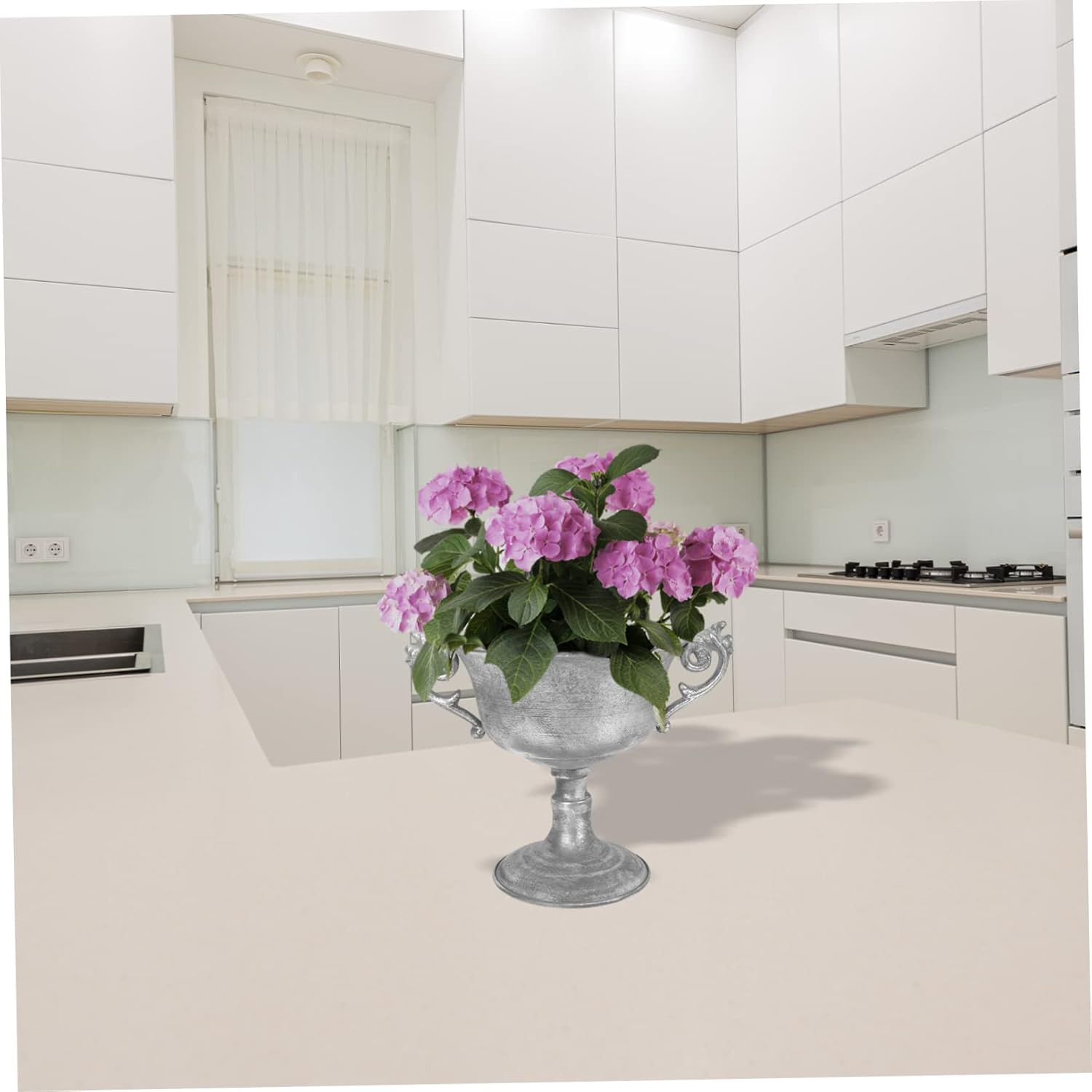 Cabilock Iron Flower Vase for Home Decor Centerpieces