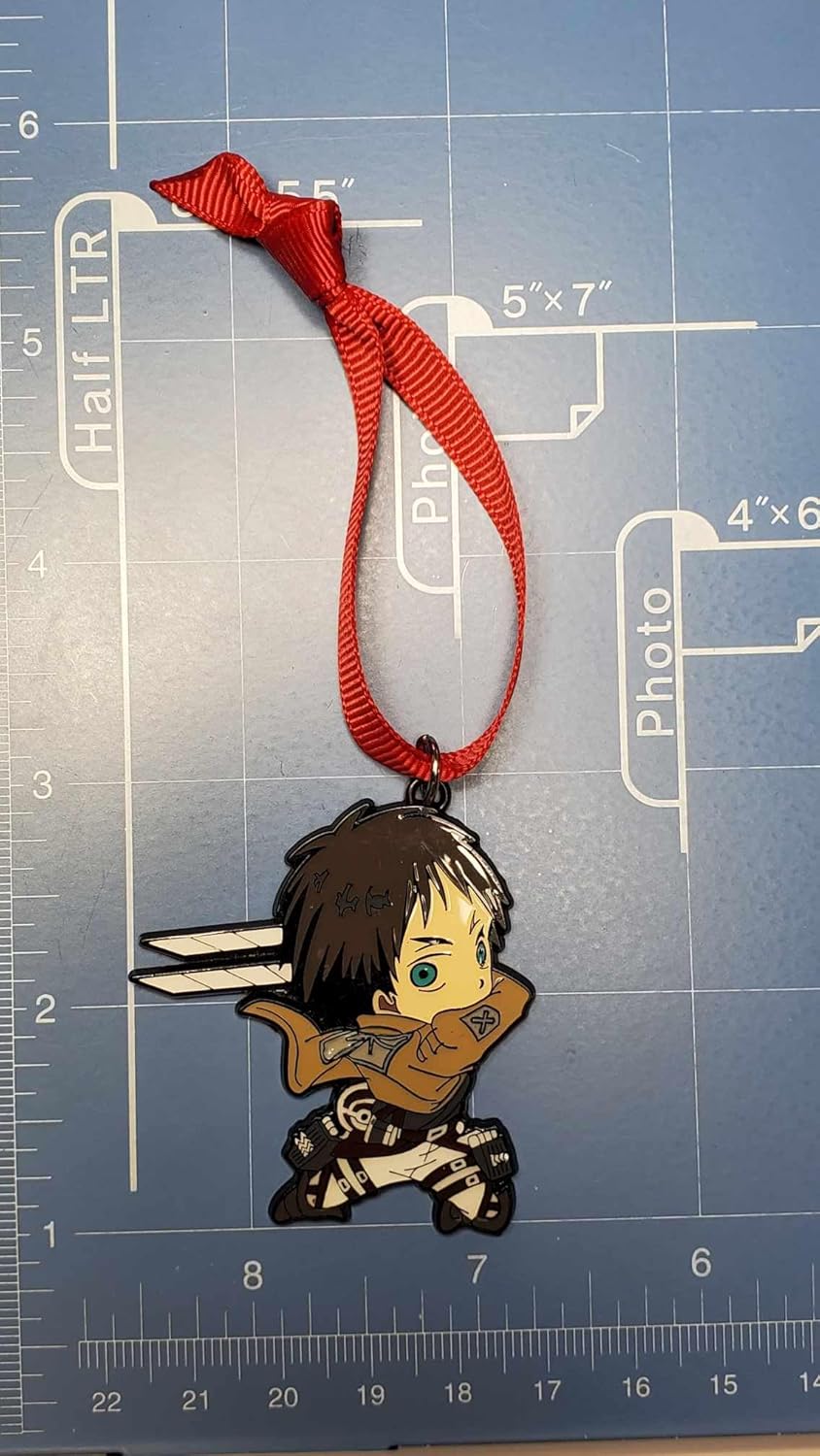 Fandom Emporium Attack on Titan Eren Levi Christmas Ornament