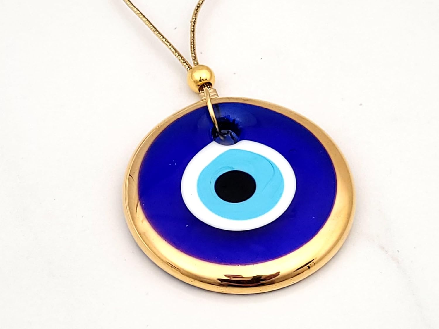 Turkish Evil Eye Gold Decor Ornament 28 Inch