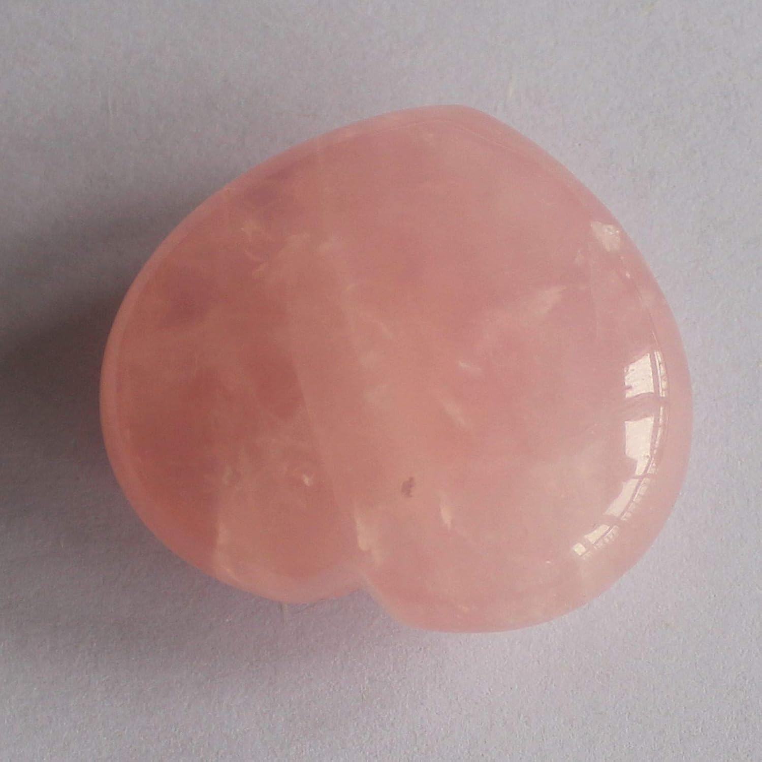1pcs Mixed Gemstone Crystal Heart Piece 45mm Rose Quartz