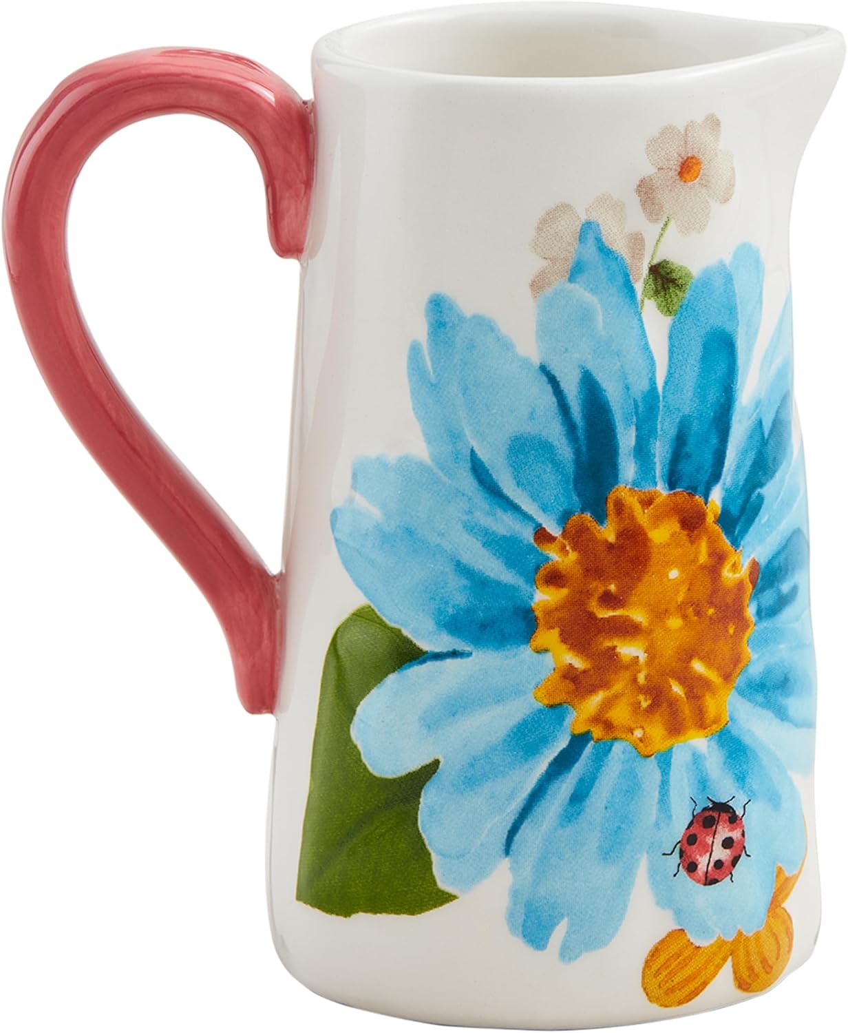 Mud Pie Medium Floral Bug Bud Vase 4 14 x 3 12