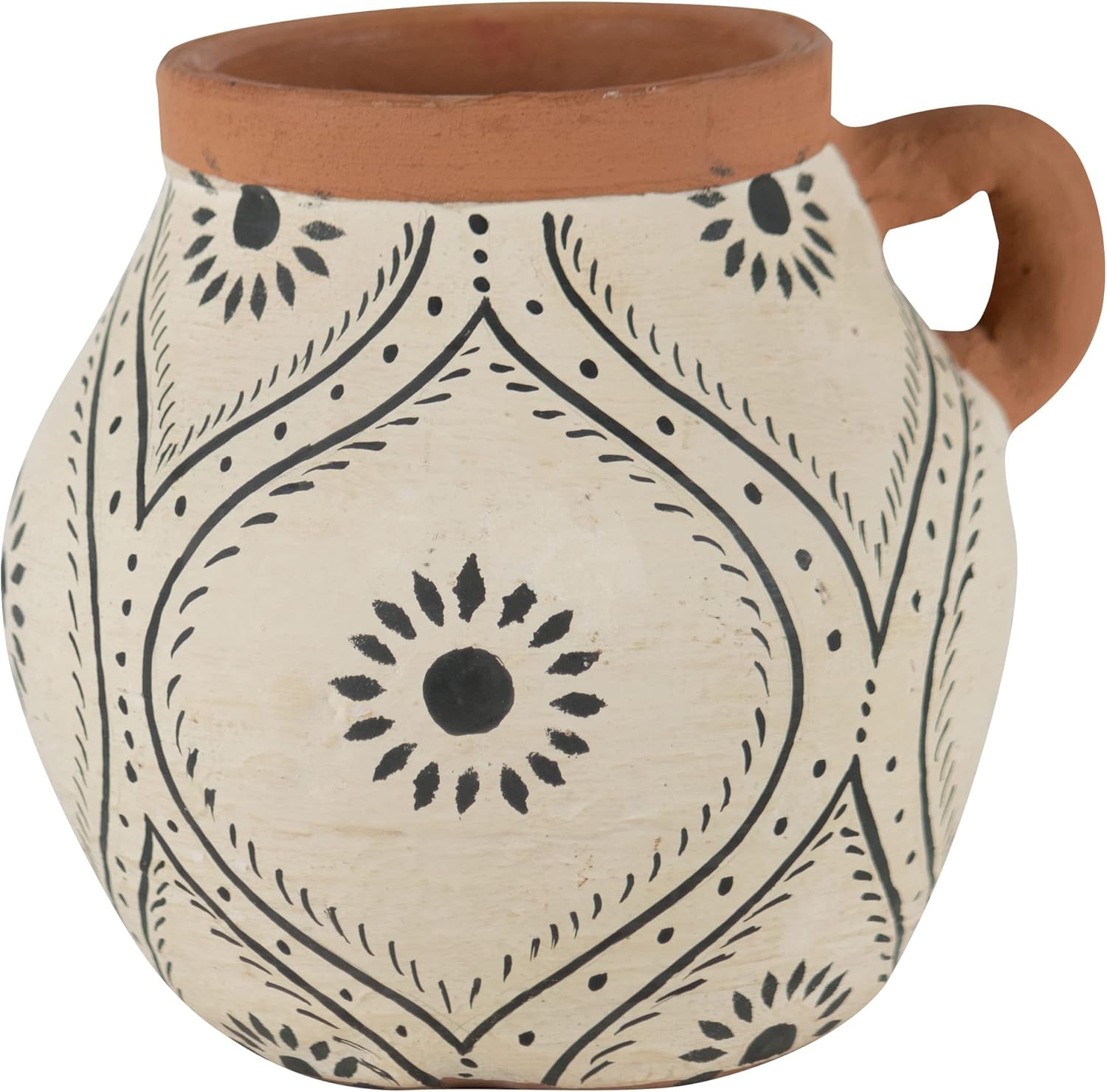 Foreside Home and Garden Natural Terracotta Bud Vase