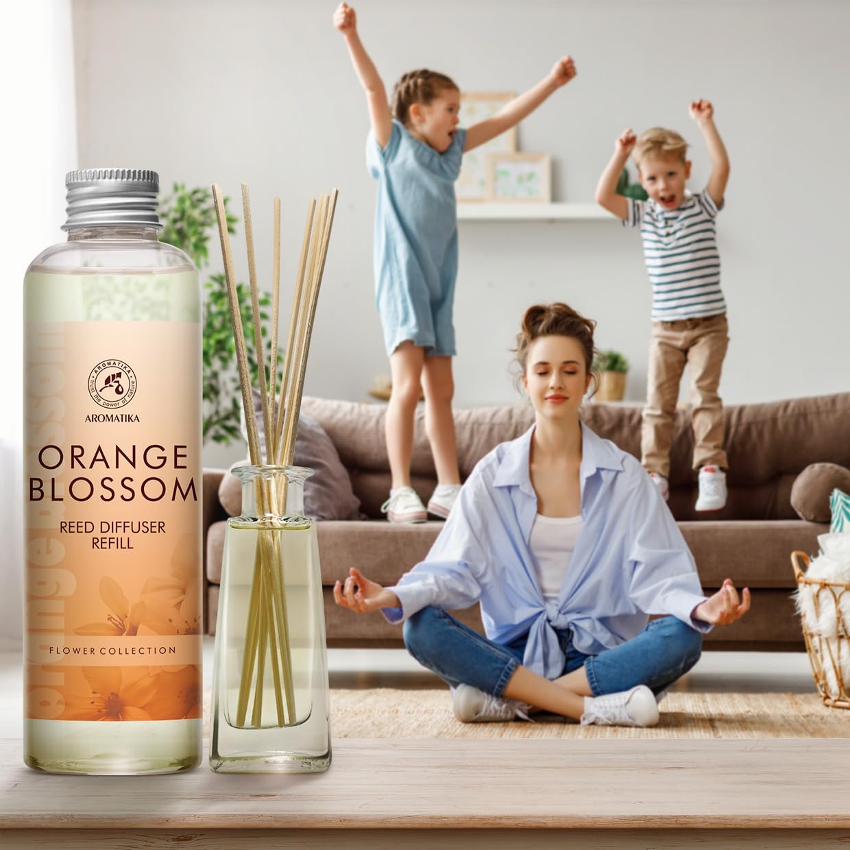 AROMATIKA Orange Blossom Reed Diffuser Refill