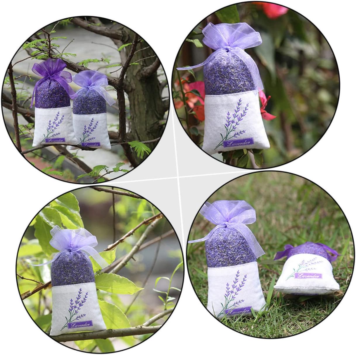 22Pcs Lavender Sachet Bags for Wardrobe Car Drawer Storage