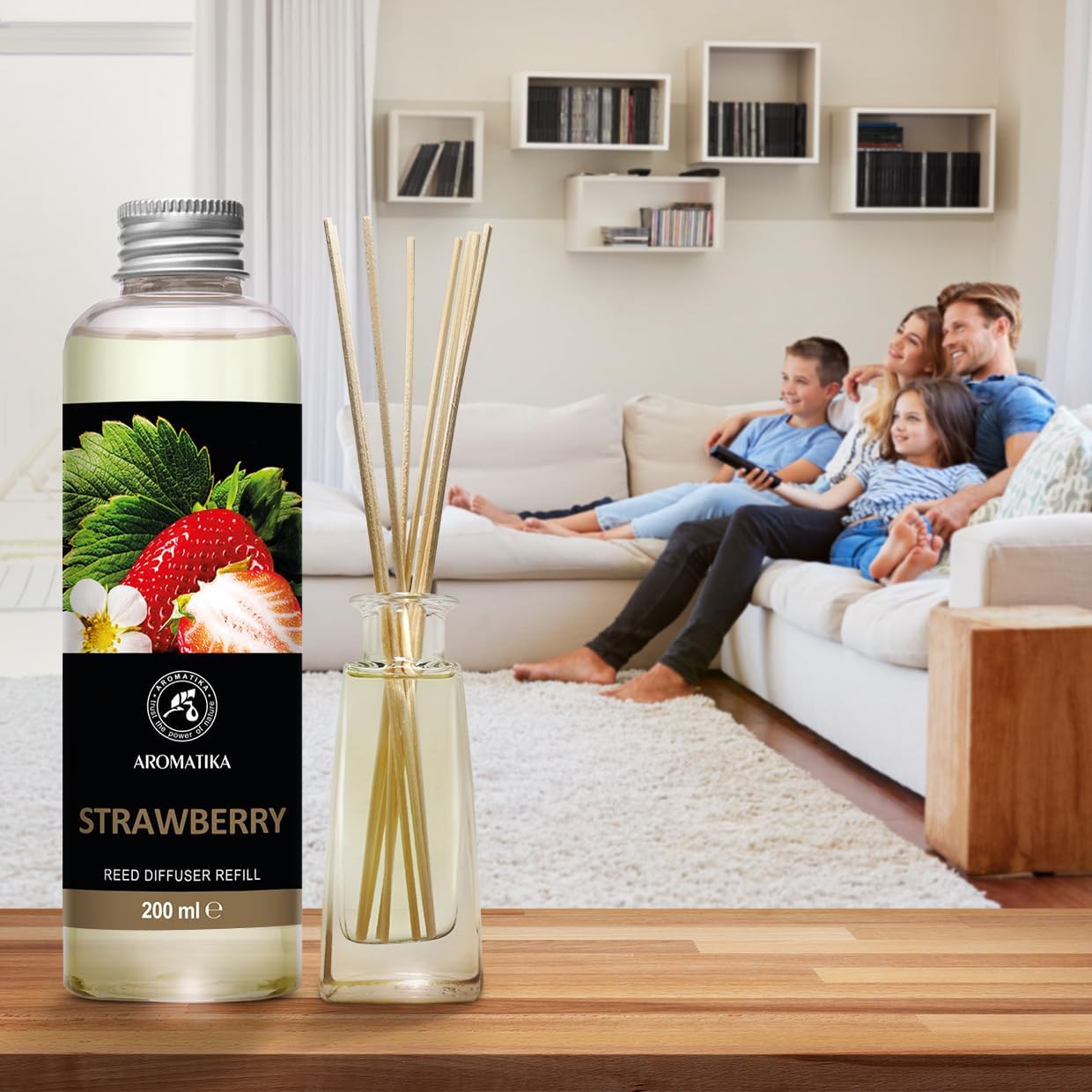 Strawberry Aroma Reed Diffuser Refill 68 Fl Oz