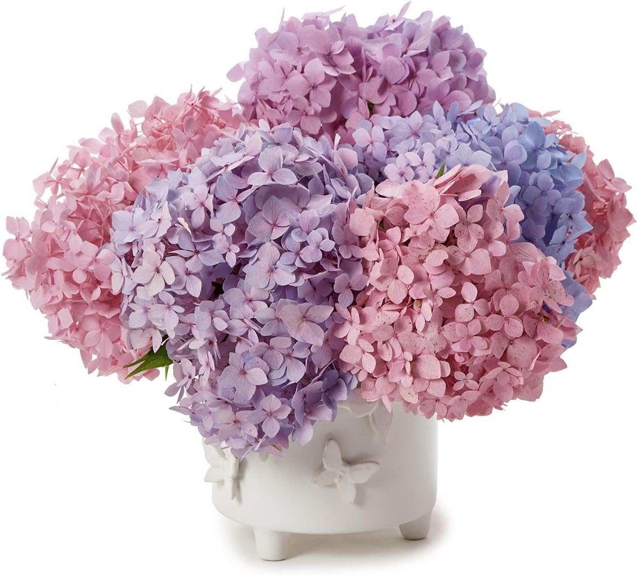 Twos Company Butterfly Footed Cachepot Vase 575 Inch Ceramic White