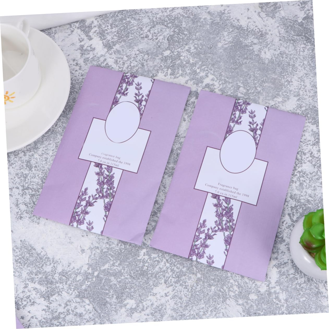 5Pcs Lavender Scented Sachets for Closets Drawers and Car Fresheners