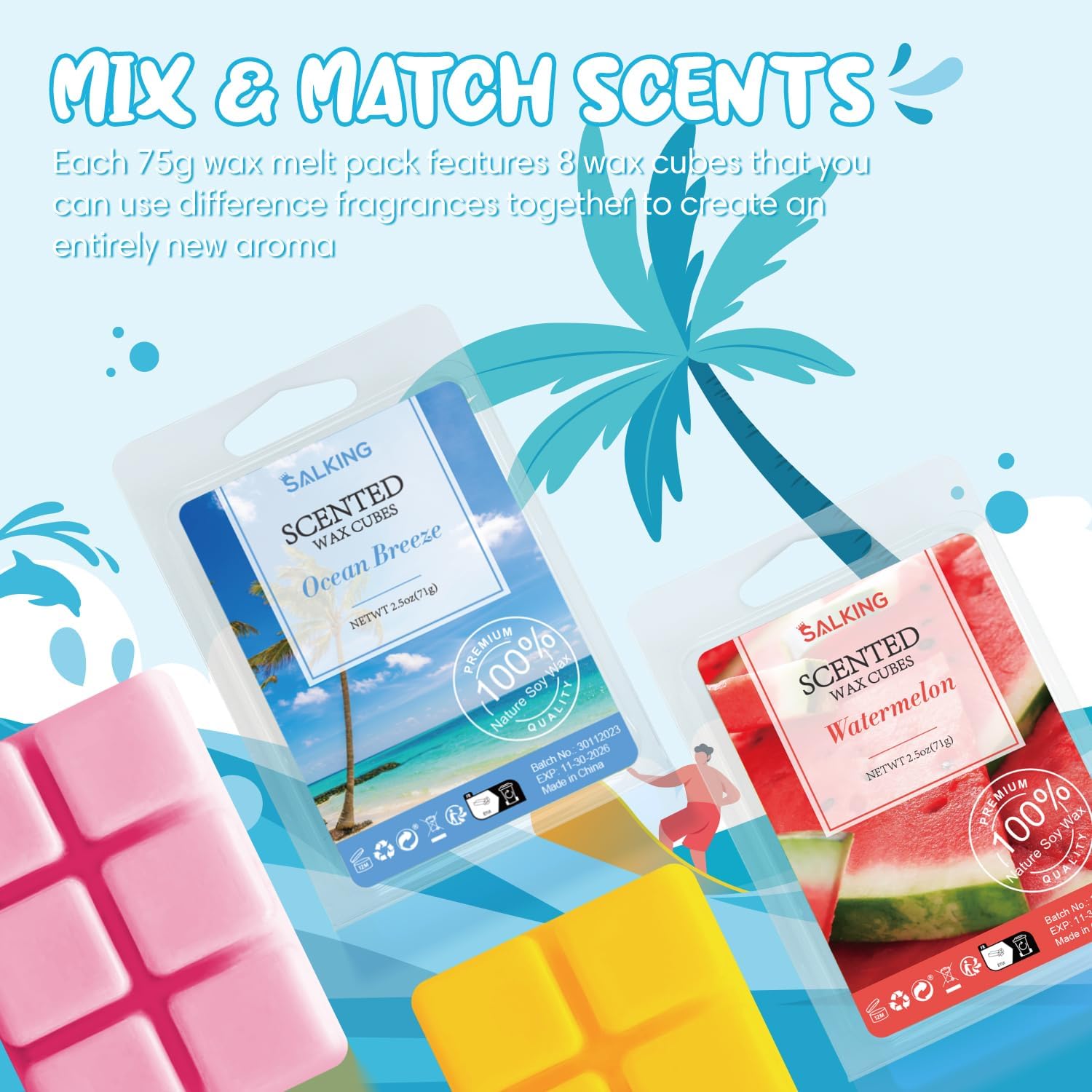 Salking Summer Scented Wax Melts Gift Set