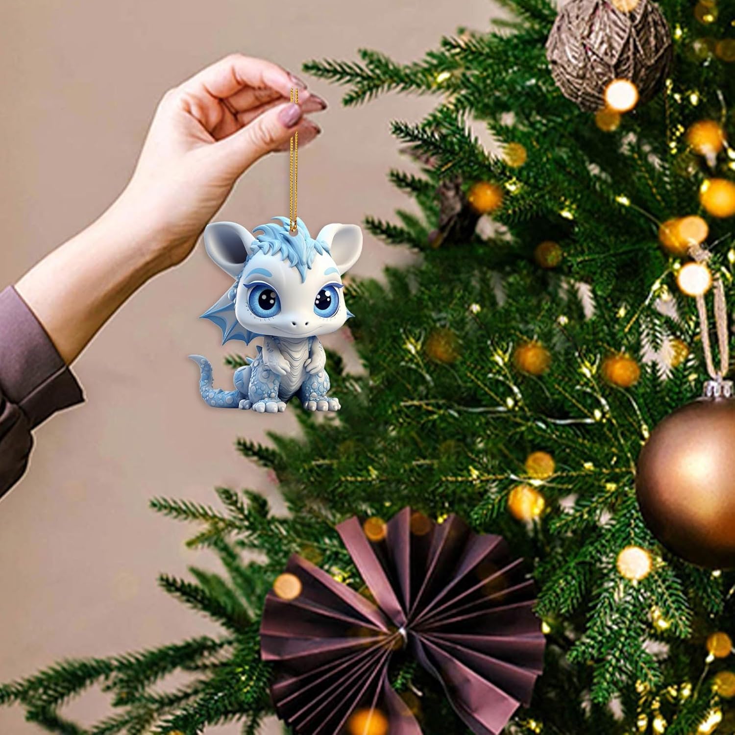 Cute Baby Dragon Egg Indoor Hanging Ornament